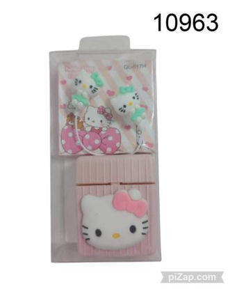 Imagen de AURICULAR CON ESTUCHE HELLO KITTY 1.26